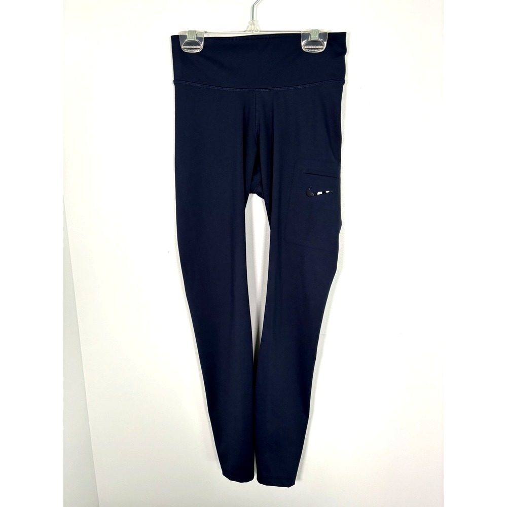 Nike Dri-Fit Power Pocket Hyper Mid Rise Training Pants Leggings! S Excellent